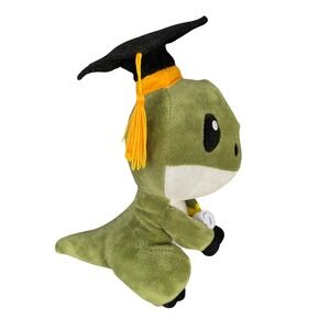 Dinosaur Graduation Cap Diploma Stuffed Animal Plush Toy Green Cute School